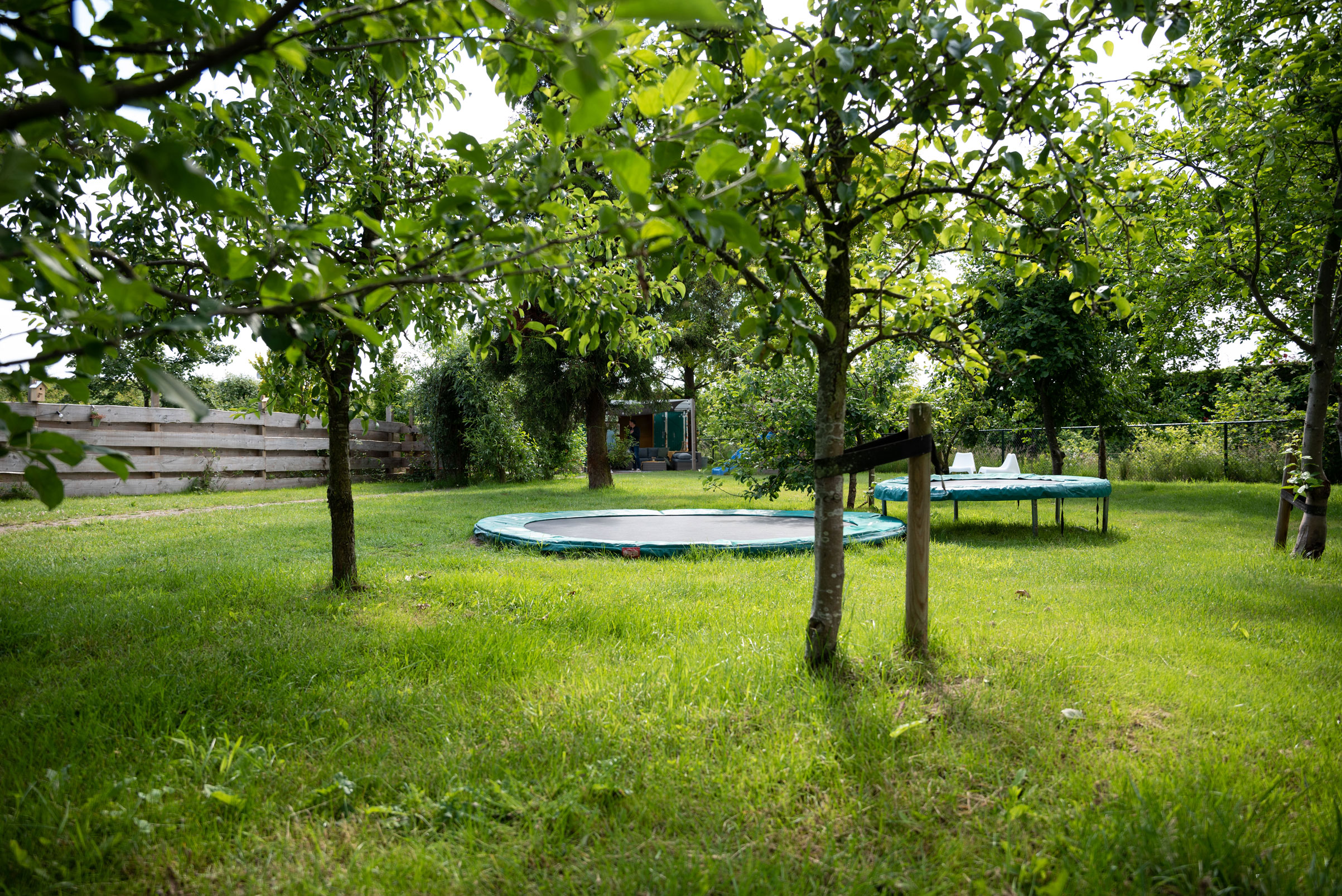 Tuin-Groepsaccommodatie-BijCornelis-6 Tuin met trampoline Bij Cornelis