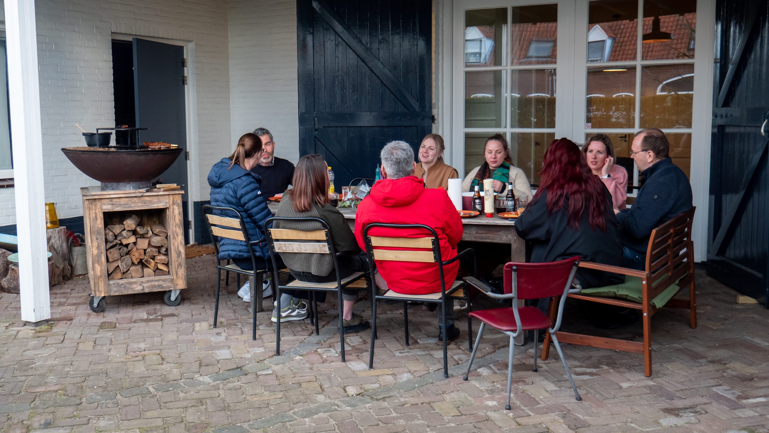 Groepsaccommodatie tuin terras Bij Cornelis