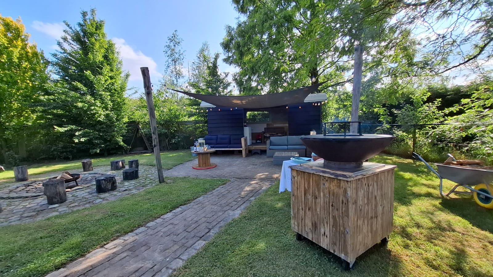Genieten van de BBQ